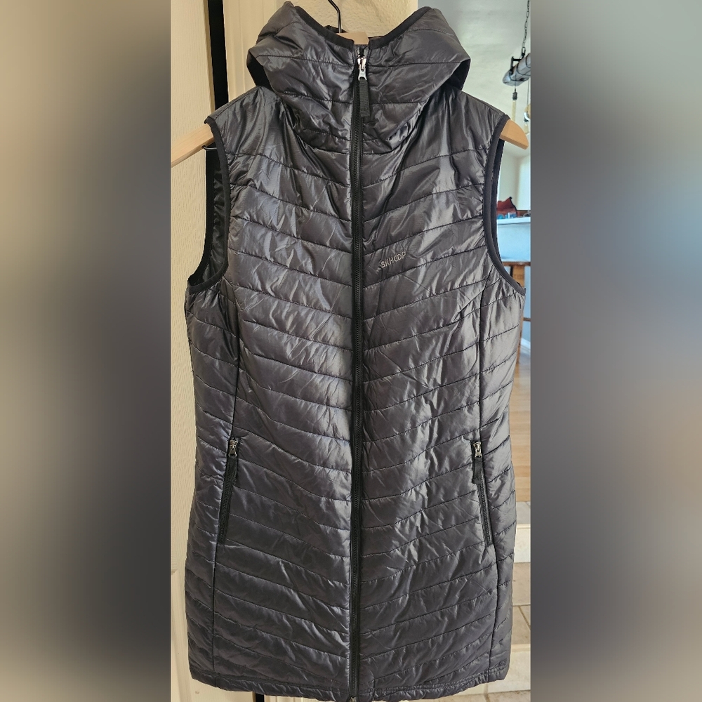 Women's skhoop vest long black large